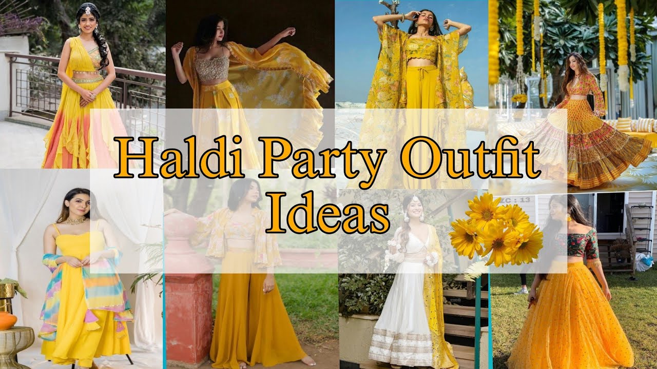 Haldi Dress Ideas for Girls, Brides & Bride's Sister - YouTube