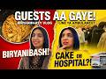 Guests Aa Gaye 🤭 | Biryani Party Vlog 🍗 | Cake ke Liye Lambi Line 😱 | Hospital Visit