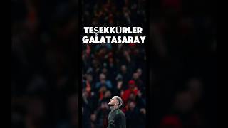 Teşekkürler Galatasaray… #galatasaray