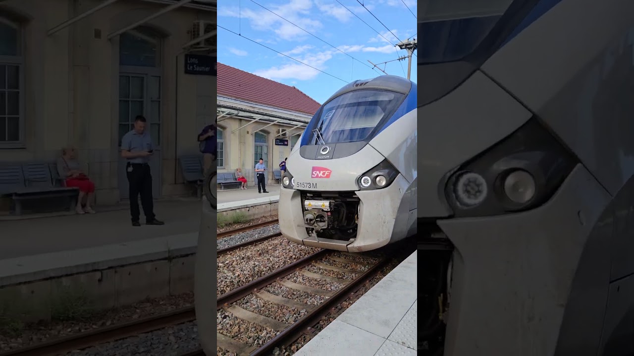 Gare Lons-le-Saunier France 🇫🇷 Train TER