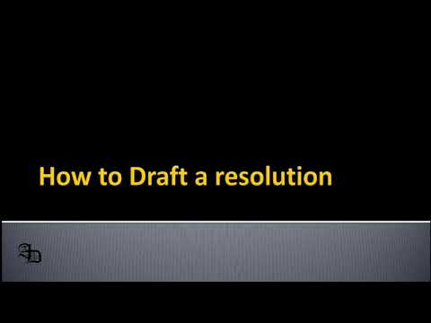How to draft