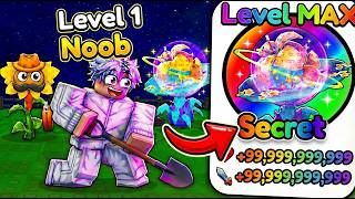 Starting Over as NOOB with OP SECRET In Bee Garden! (Roblox) screenshot 4