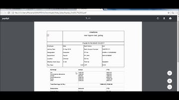 Steps to generate Payslip (Best View in 720 p)