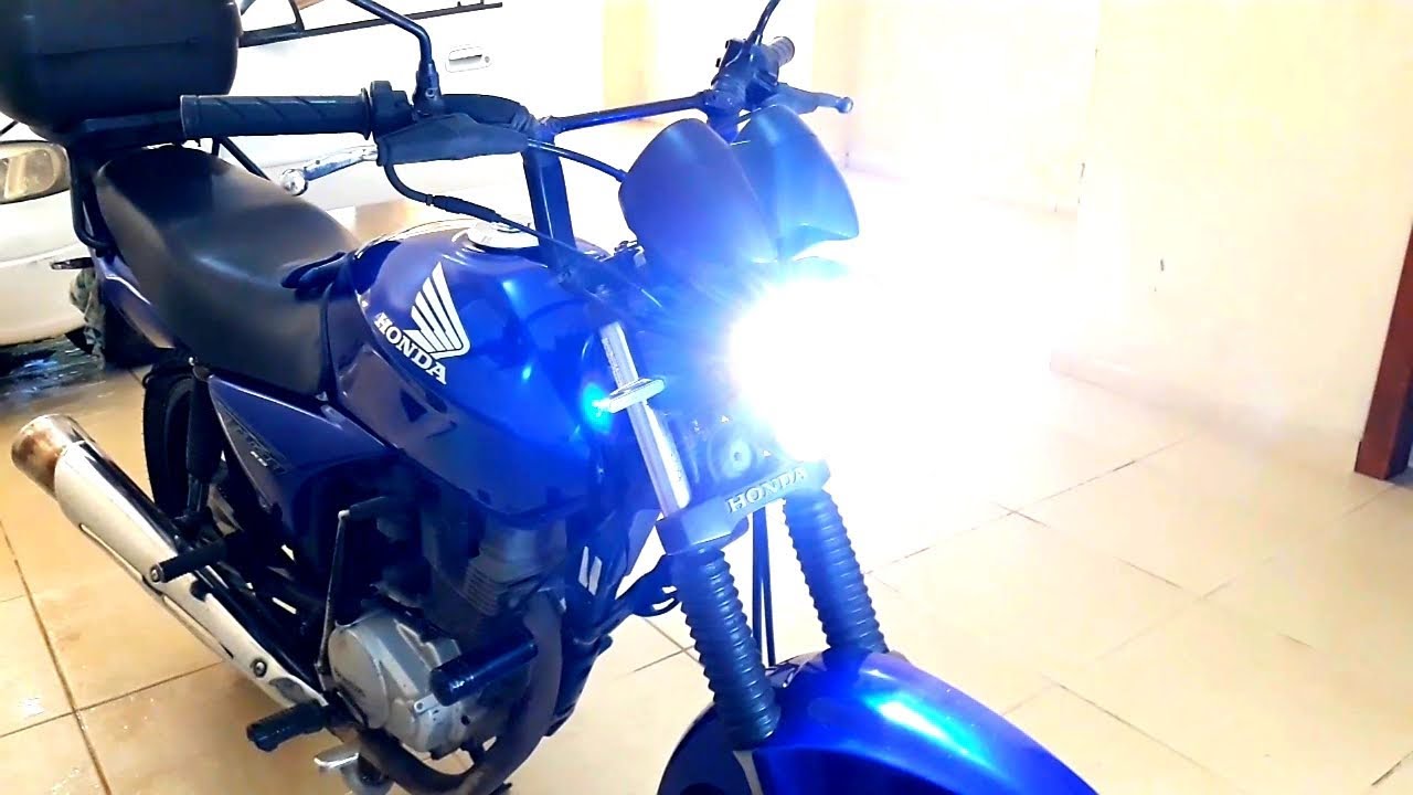 A melhor lâmpada led no farol da moto! (16 mil lumens!😱😱) Vídeo novo ...