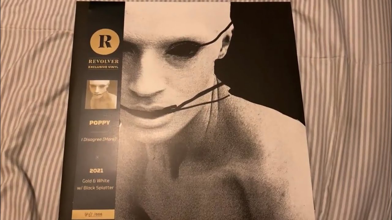poppy - i disagree (more); exclusive vinyl (revolver magazine) unboxing