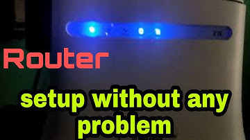 How to connect ZTE router wifi with phone || Primary school router setup