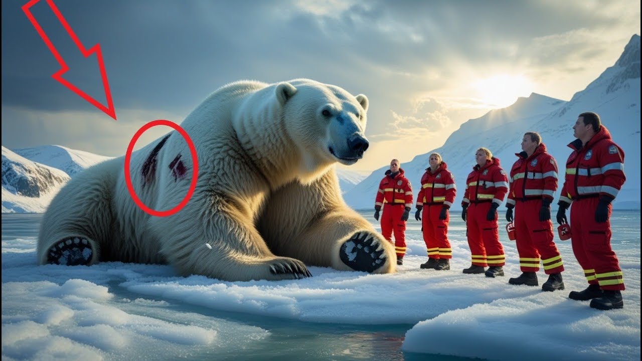 Giant Injured Polar Bear Rescued by Brave Team | Unbelievable Size ...