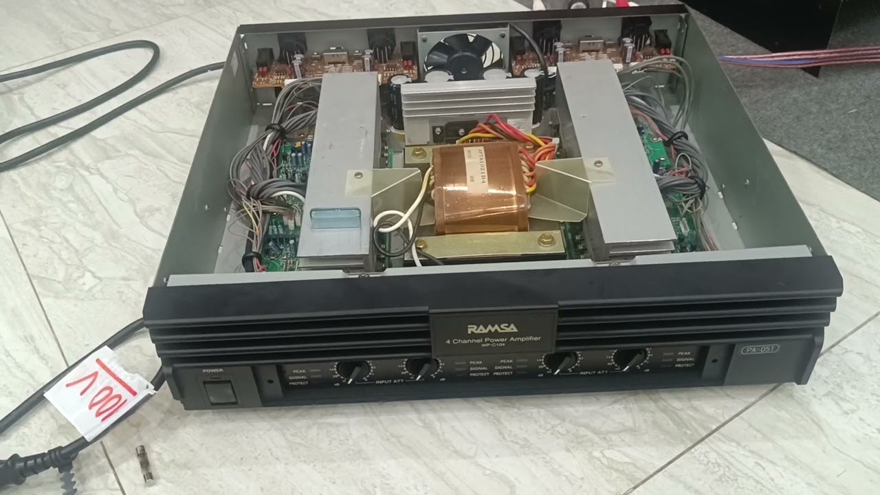 アンプ RAMSA 4 Channel Power Amplifier WP-C104 Don't think a 200k deposit is a big deal; if you don't know, just