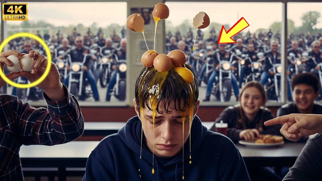 Хулиганы нападают на сироту в школе; 100 Ангелов Ада защищают его и помогают хулиганам измениться.