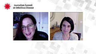 NIH's Hilary Marston at AHCJ's 2020 Journalism Summit on Infectious Disease