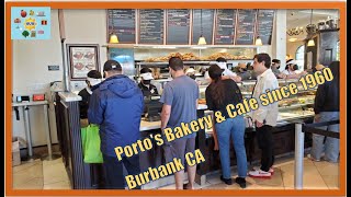 Porto's Bakery Burbank CA LA Restaurant Burbank Town Center Metrolink Burbank Downtown Station