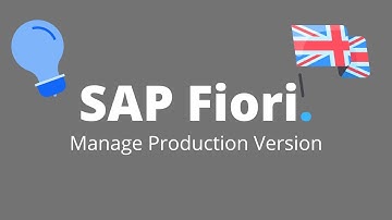 SAP Fiori : Manage Production Version
