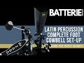 Lp footcowbell setup  demo  batterie magazine  202