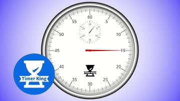 5 Minute Analogue Stop Watch Style Ticking Countdown Timer With Alarm