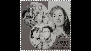 Khushi se door hun majboor hun be asara hun main... Film Saqi (1952) Lata Mangeshkar