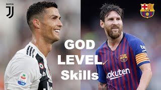 Rival! ronaldo & messi | "god level" of football