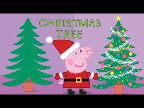 PEPPA PIG SURPRISE 🎄DECORATING CHRISTMAS TREE WITH PEPPA 🎄 LEARNING WITH PEPPA PIG