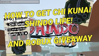 CHI KUNAI SPAWN LOCATION (CHAKRA KUNAI) HOW TO GET CHI KUNAI SHINDO LIFE