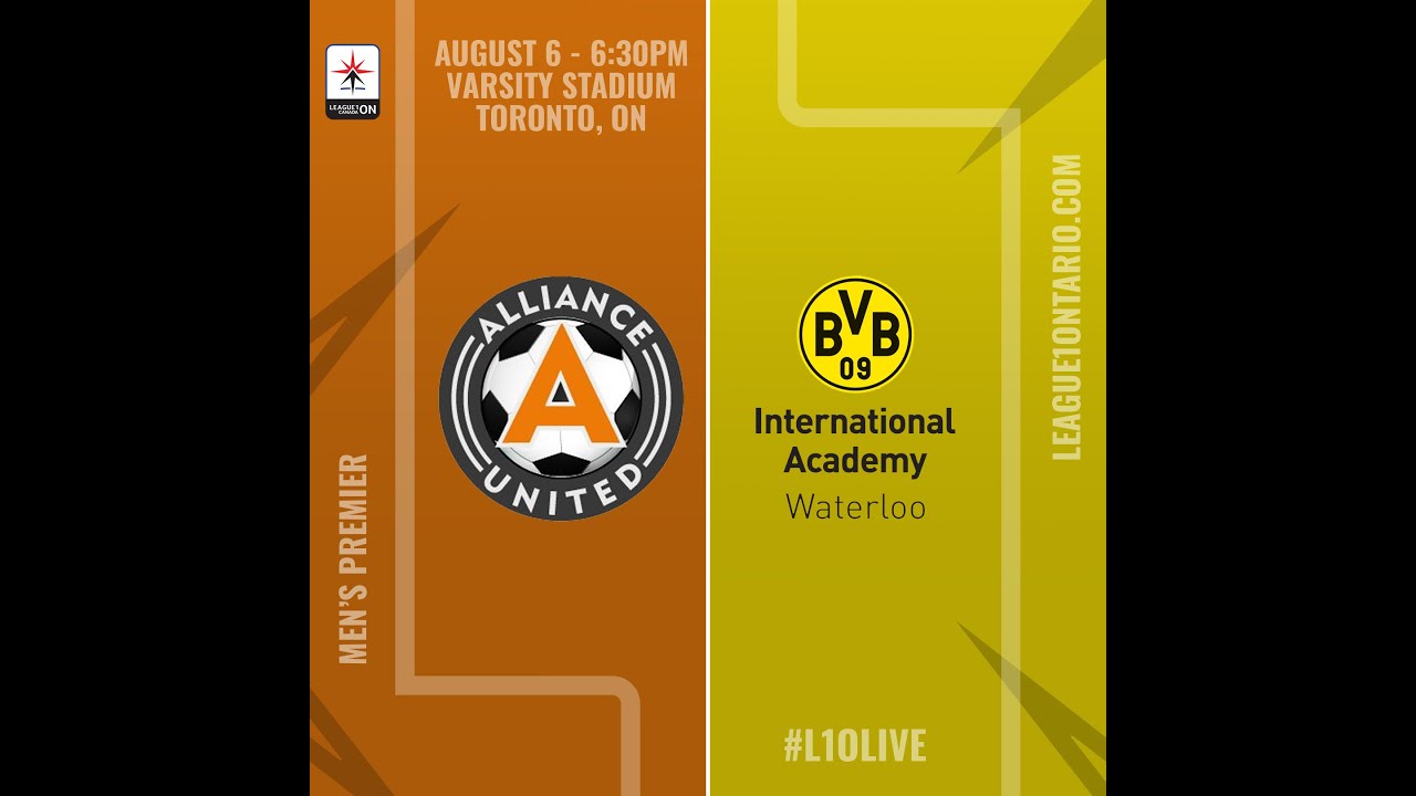 06/08/2022 - L1O Men's Premier - Alliance United vs BVB Waterloo - YouTube