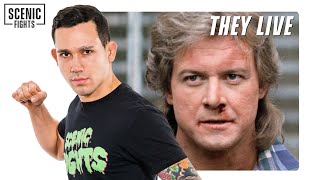 MMA Fighter Breaks Down "They Live" Street Fight with Roddy Piper | Scenic Fights