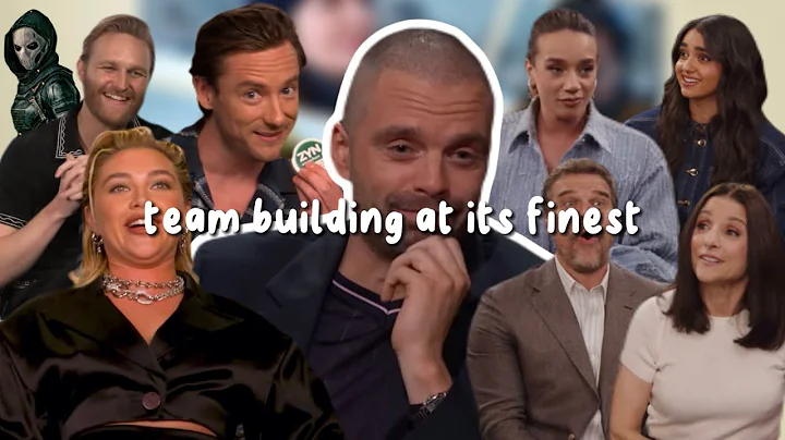 thunderbolts* cast radiating sibling energy and impeccable teamwork