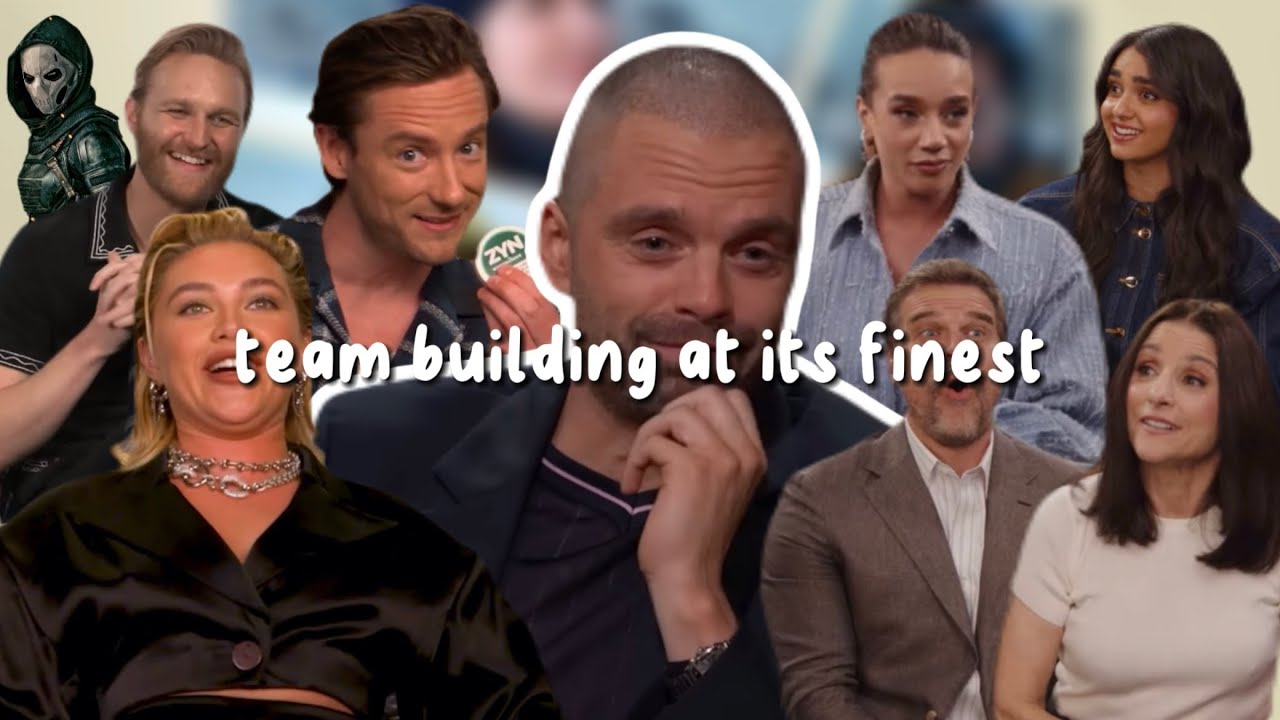 thunderbolts* cast radiating sibling energy and impeccable teamwork