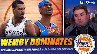 Wemby & Spurs Dominate The Thunder + Knicks On The Brink Of Historic Finals Run & All-NBA Selections