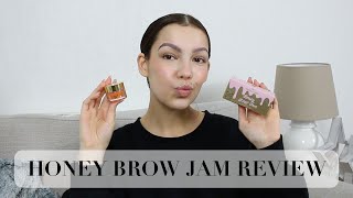 I Heart Revolution Brow Jam Review Pink Honey Glue Dupe