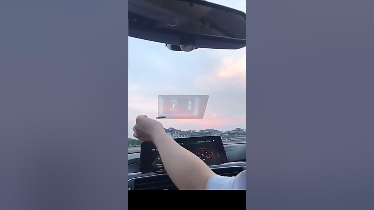 Проекция на лобовое стекло #лайфхаки - YouTube
