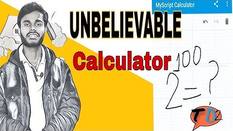 Best calculator to solve math | Handwriting Calculator | My Script Calculator