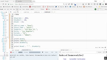 Introduction to PHP Variables