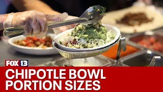 Chipotle addresses bowl portion sizes