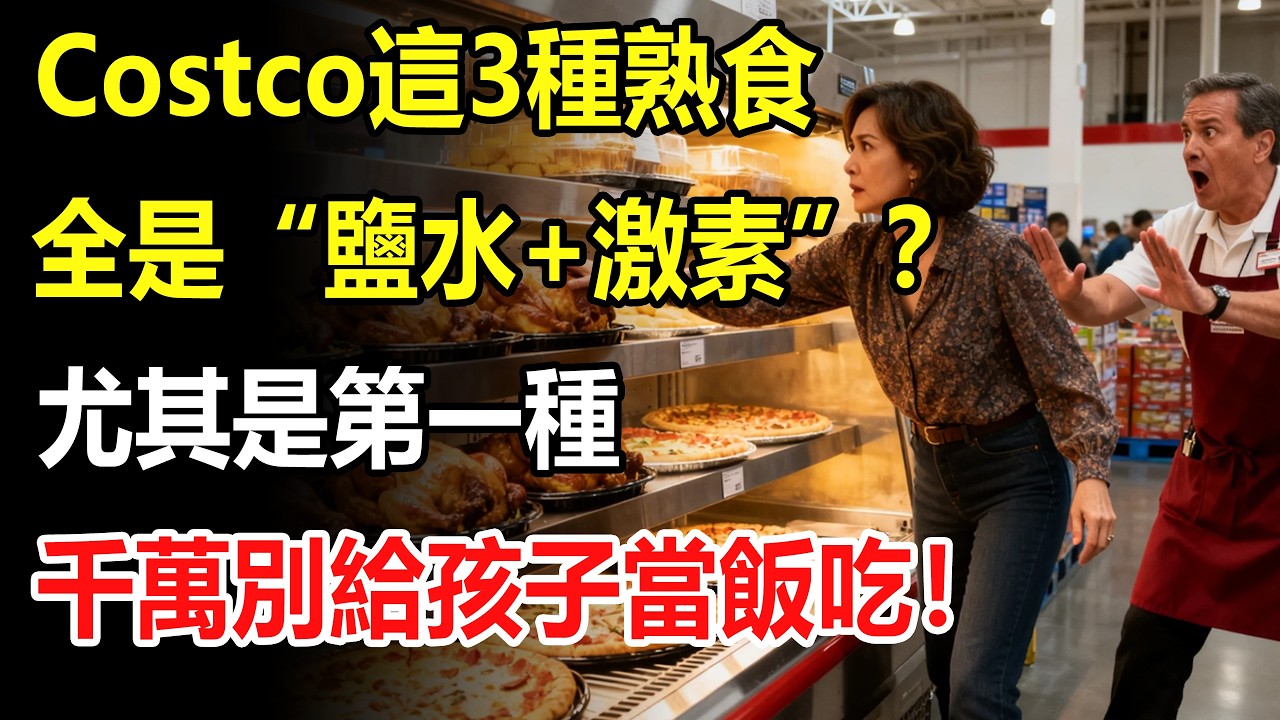 Costco那只$4.99的烤雞到底能不能吃？為啥這麼便宜？內幕曝光：這3種熟食全是“鹽水+激素”？醫生：千萬別給孩子當飯吃！#costco #好市多