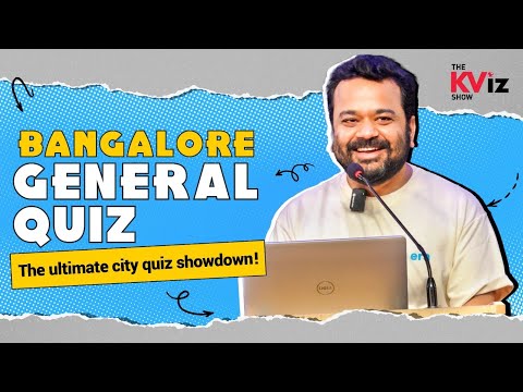 The KViz Show S4 E5 || General Quiz || Bangalore