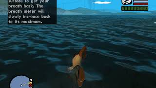 GTASA water reflection and real undwater test 20180222
