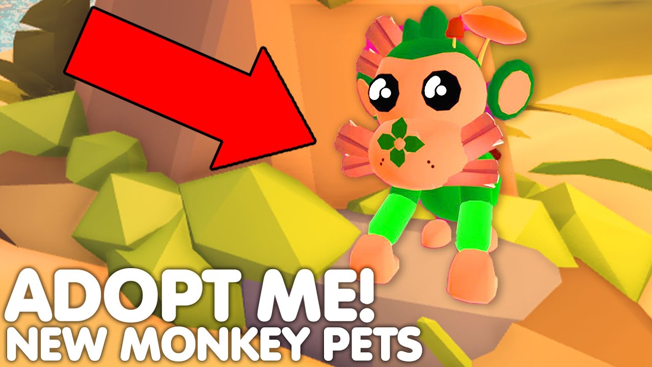 🐵*NEW* MONKEY PETS!😱ADOPT ME NEW UPDATE! + CONCEPTS ME ROBLOX YouTube