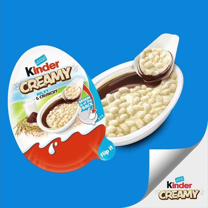 FLIP. PEEL. SCOOP. Your Kinder Creamy Goodness is here!