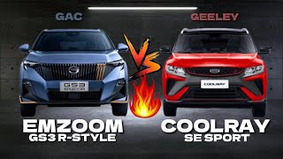 GAC EMZOOM GS3 R-STYLE VS GEELEY COOLRAY SE SPORT | CROSSOVER COMPARISON