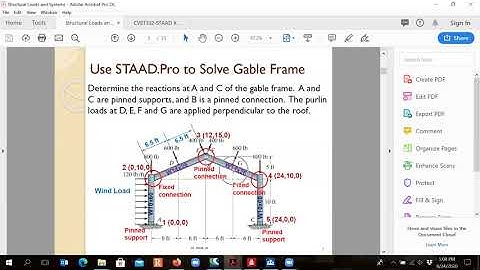 STAAD#2 Frame Modeling