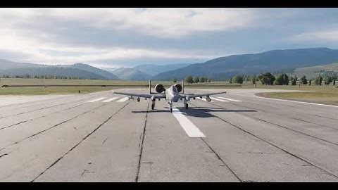 Cold start on A-10C in DCS.