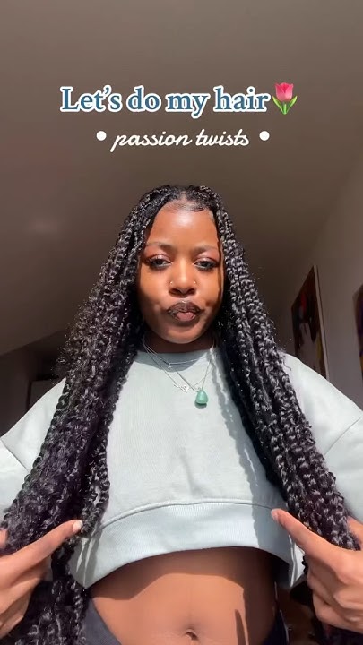  How to do PASSION TWIST hairstyle #passiontwist #shorts #braidstyles # ...