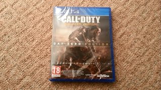CoD Advanced Warfare Day Zero Edition PS4 Unboxing
