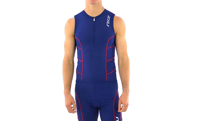 2XU Men's Comp Tri Singlet  | SwimOutlet.com