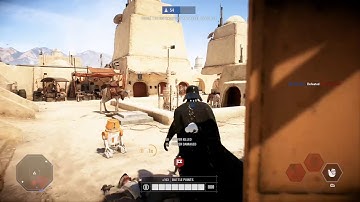 Star Wars Battlefront 2 - Galactic Assault - Glorious force choke + lightsaber throw combo