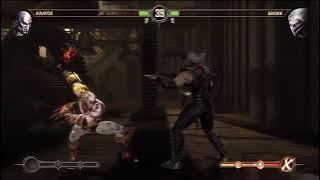 Kratos Medusas Gaze Fatality - Mortal Kombat 2011 (MK9)