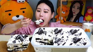 아이스박스케이크 먹방 Mukbang