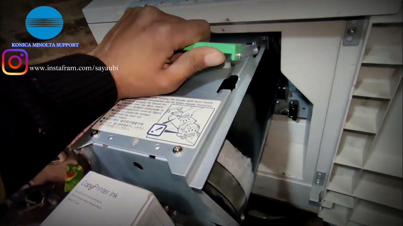 DRUM UNIT STUCK ON RICOH GESTETNER copy printer DX 2330 / DX 2430 Ricoh