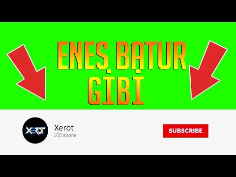 ENES BATUR GİBİ ABONE OL EFEKTİ NASIL YAPILIR? (Nasıl Yapılır) #1