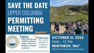 2025 Fall Permitting Meeting (Winthrop, WA)
