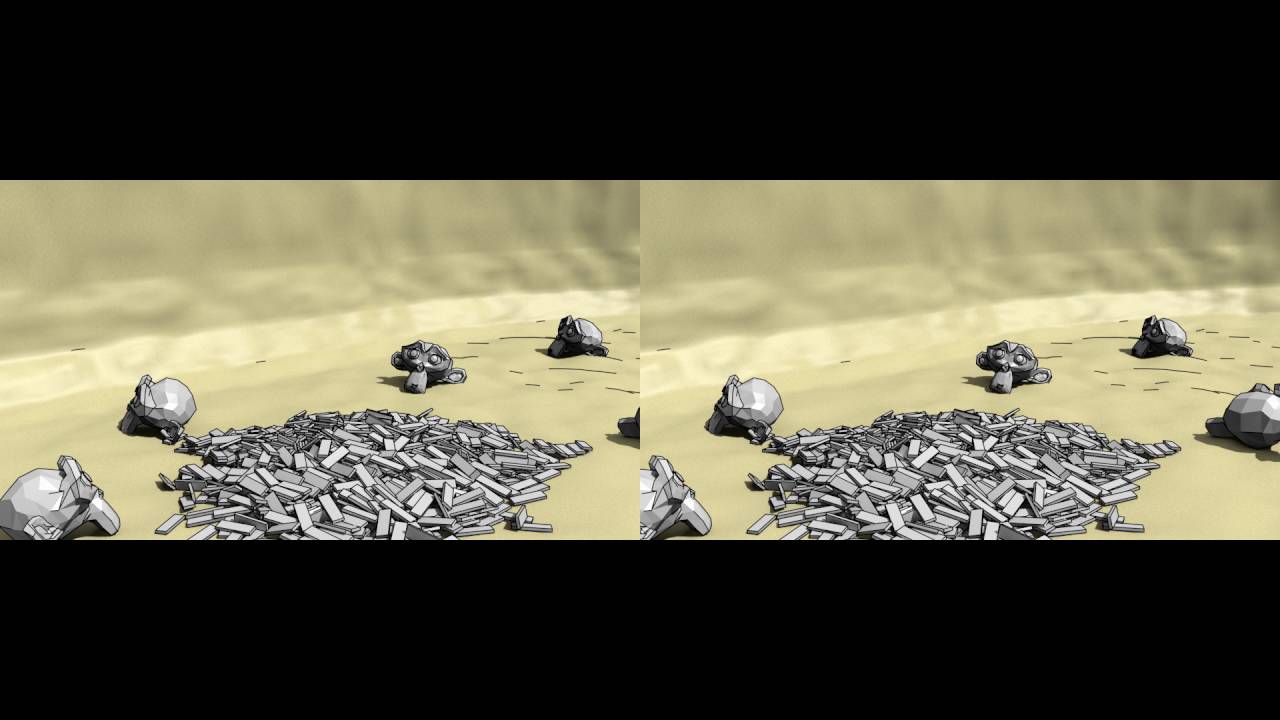 Blender SBS Render Test - YouTube